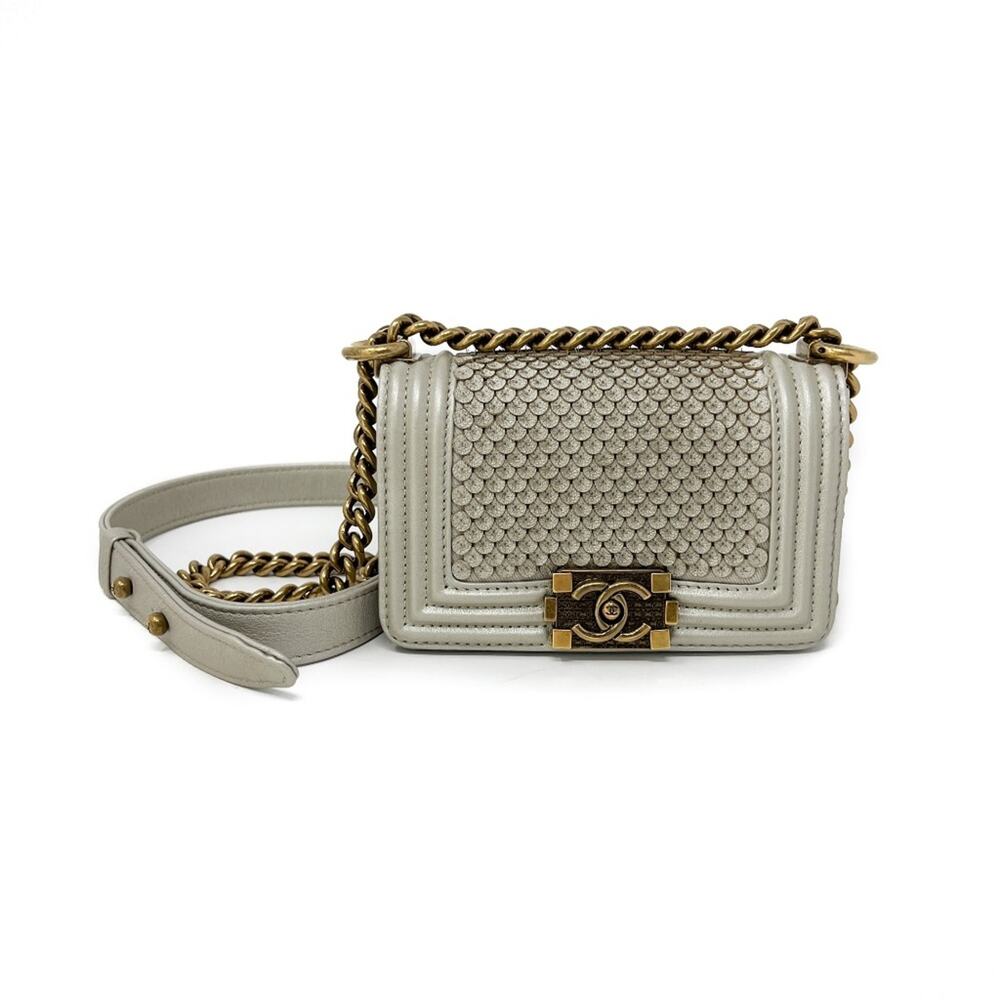 Chanel Metallic Scales Mini Boy bag